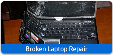 Broken laptop repair