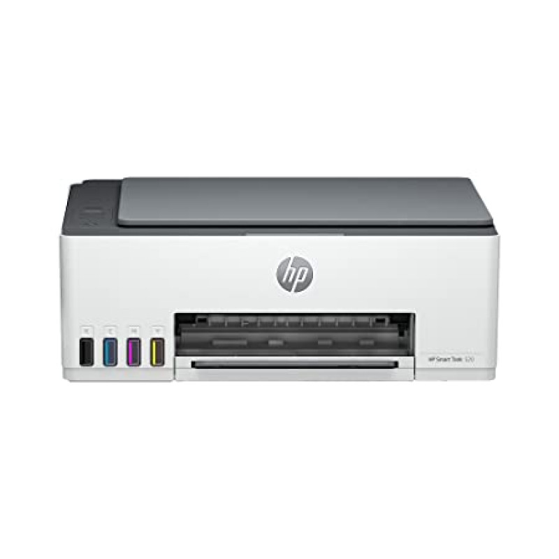 HP Smart Tank All In One 580 Multi-function WiFi Color Inkjet Printer for Print, Scan & Copy with 1 additional black ink bottle to Print Upto 12000 Black & 6000 Color Pages  (Grey White, Ink Bottle)