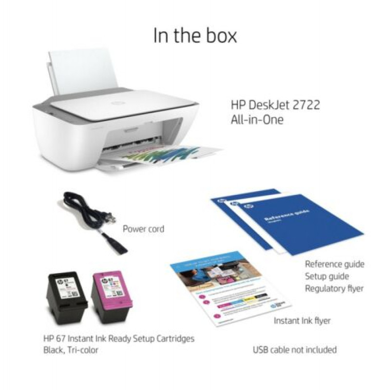 HP All In One Printer - Ink Ready With 4 Months Of Free Ink