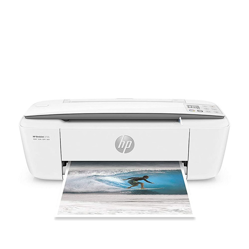 HP DeskJet 3755 All-In-One Printer | Print, Copy, Scan | Stone Gray | J9V91A