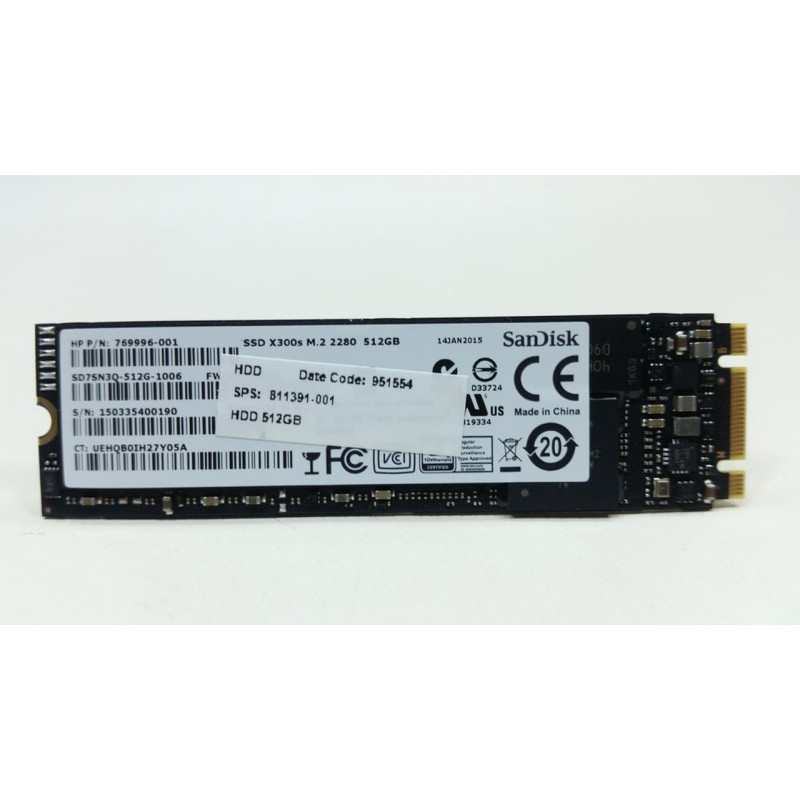  HP L28729-001 - 512GB PCIe NVMe Gen 3.0 x4 TLC 3D NAND M.2 NGFF (2280) Solid State Drive (SED OPAL 2)