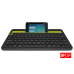 Logitech K480 Bluetooth Multi-Device Keyboard With Dock Black