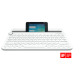 Logitech K480 Bluetooth Multi-Device Keyboard With Dock White