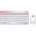Logitech MK240 Nano Wireless Keyboard and Mouse Combo White