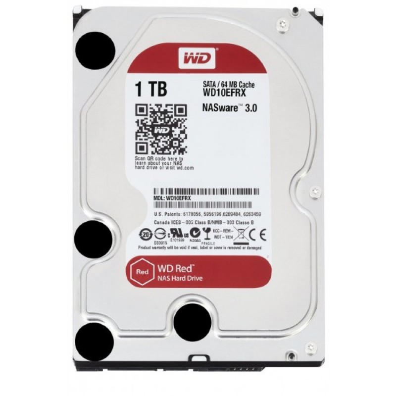 WD Red 5400 RPM 3.5" Desktop HDD 1TB