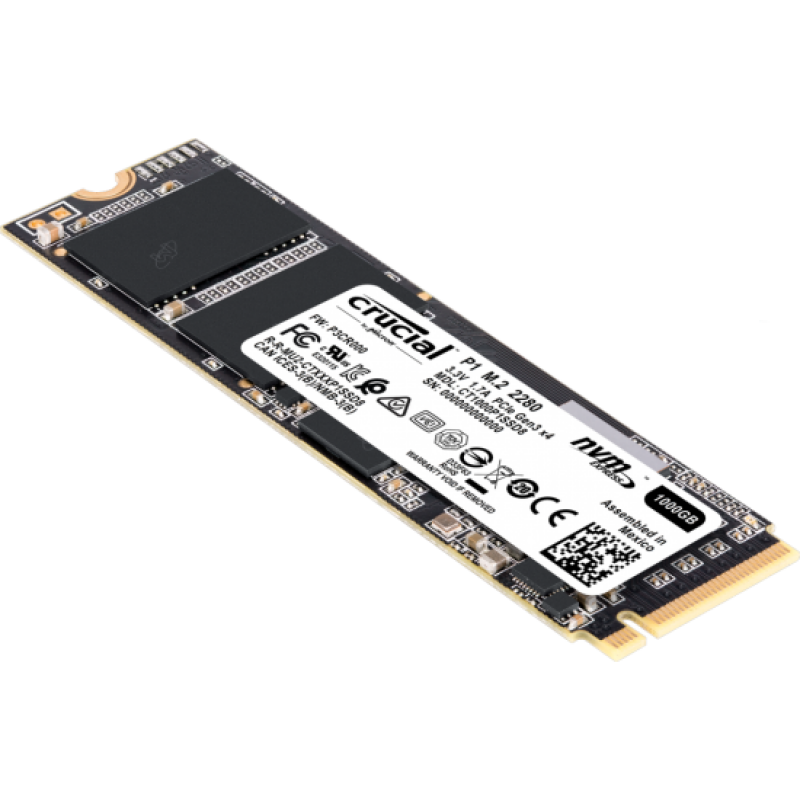 Crucial P1 500GB 3D NAND NVMe PCIe M.2 SSD
