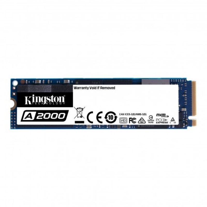 Kingston A2000 500GB M.2 NVMe PCIe-4x SSD