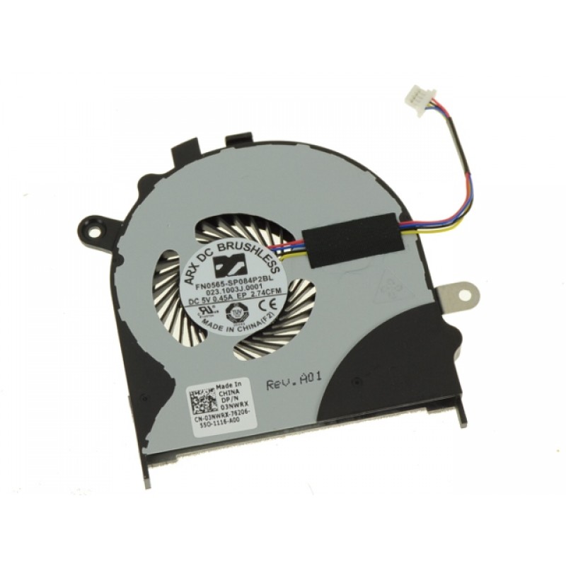 Dell Inspiron 15 7568 Compatible CPU Cooling Fan - 3NWRX