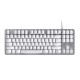 Razer BlackWidow Lite Silent Mechanical Gaming Keyboard - Mercury - Orange Switch 