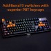 HyperX Alloy Elite Mechanical Gaming Keyboard - Cherry MX Blue - Red LED 