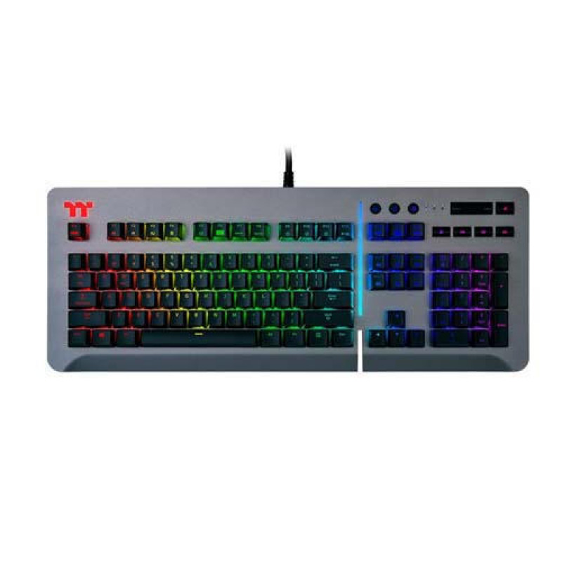 Thermaltake Level 20 RGB Titanium Gaming Keyboard - Speed Silver 