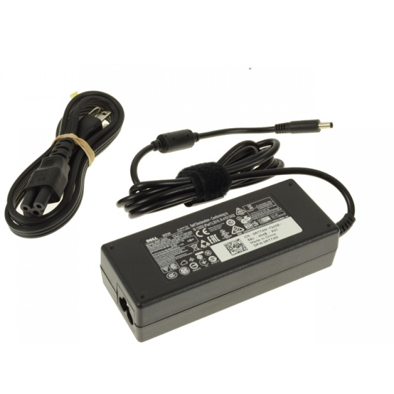 Dell Inspiron 11 3148 Laptop 90 Watt AC Original Power Adapter - RT74M