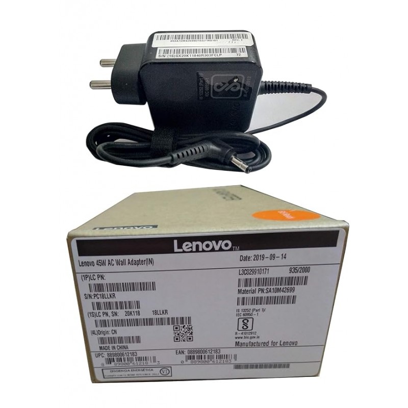 Lenovo Compatible 45W AC Wall Adapter