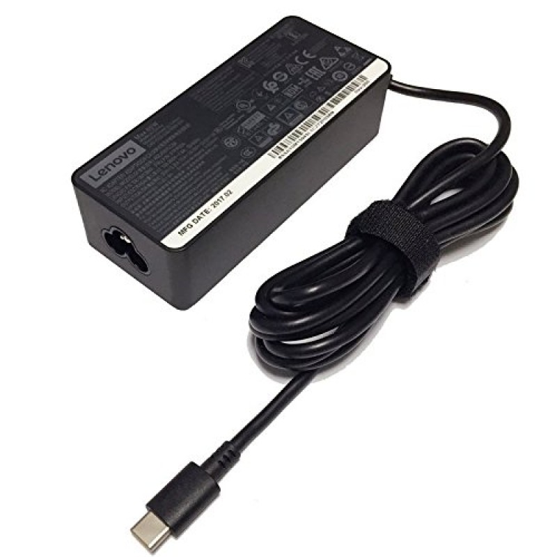 Lenovo Compatible 65W 20V 3.25A Type C Adapter Charger with Power Cord