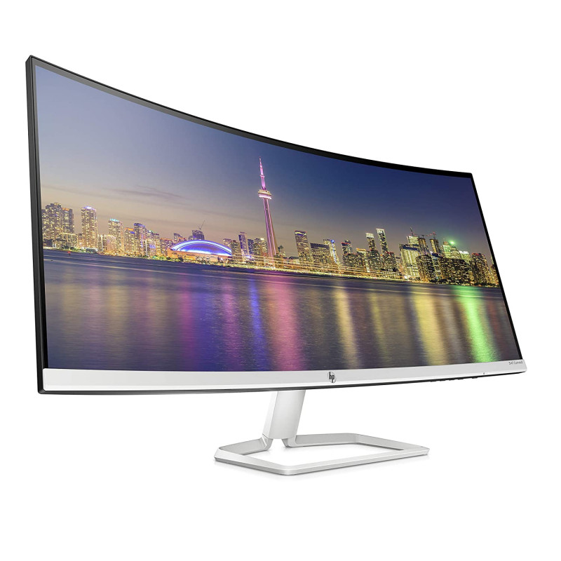 HP 34f 34inch 6JM51AA Home Office & Entertainment Curved Display Silver