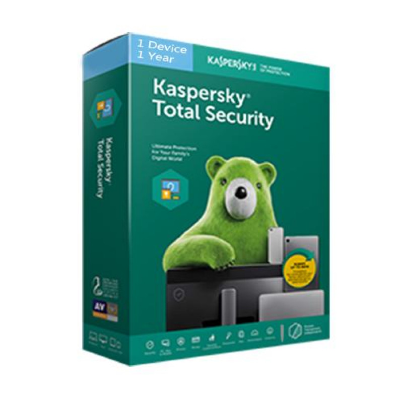 Kaspersky Total Security 1 User - 1 Year
