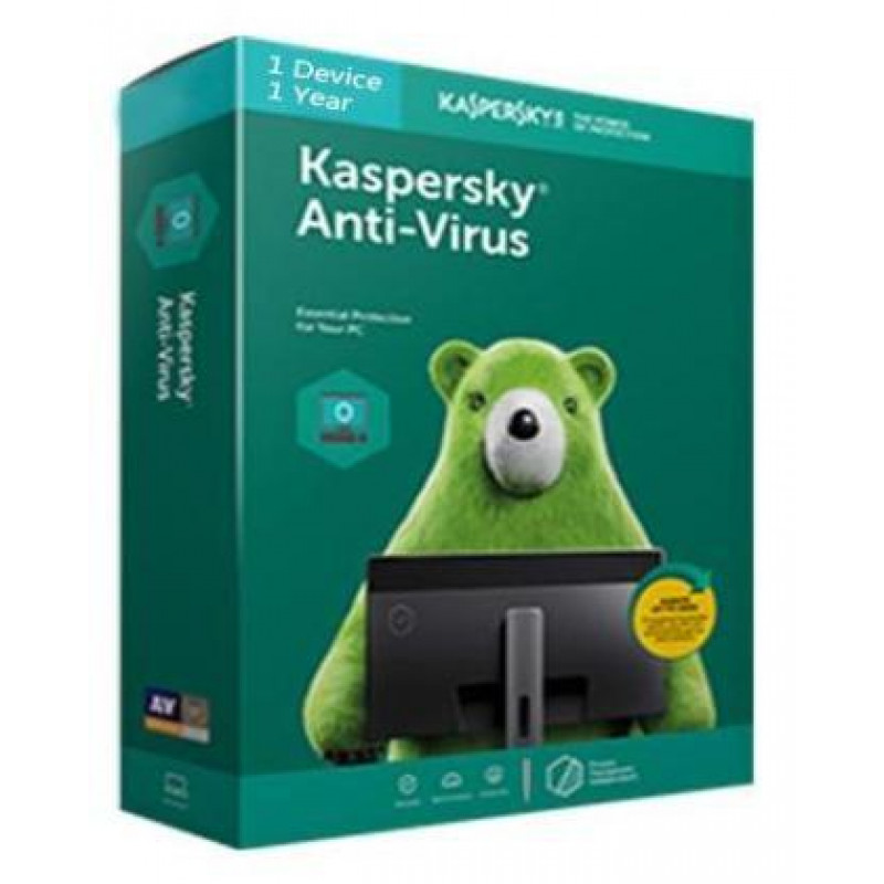 Kaspersky Antivirus 1 User - 1 Year