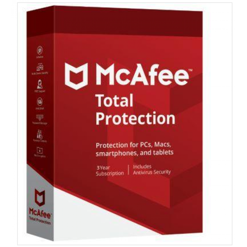 3 Years McAfee Total Protection