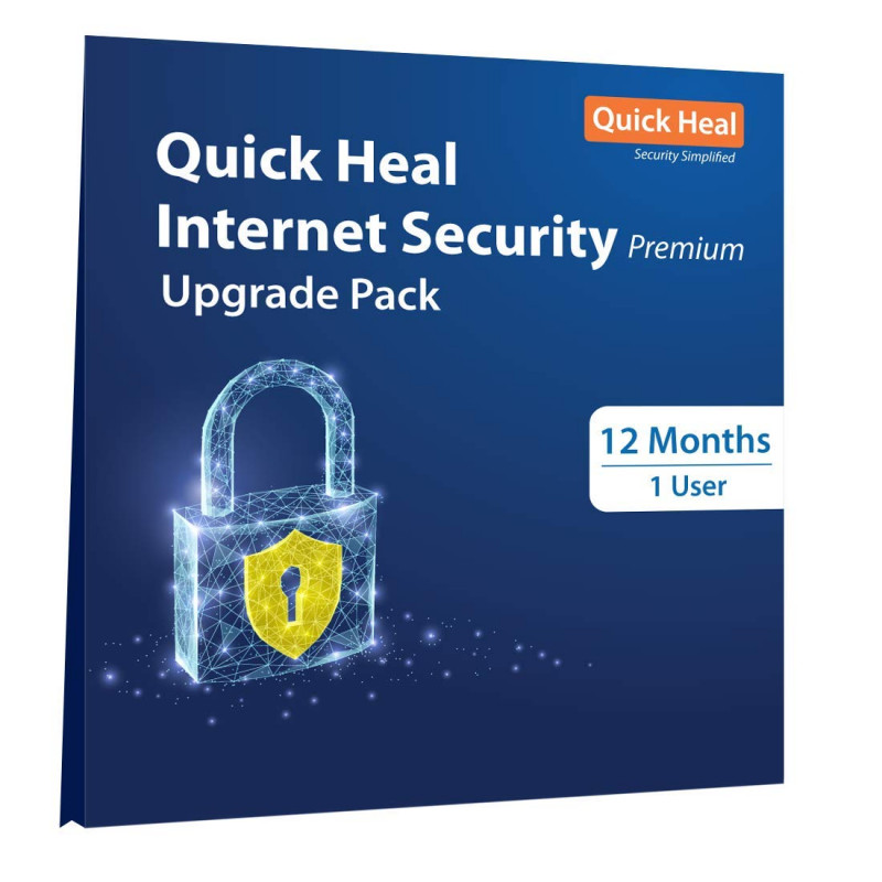 Renew Quick Heal Internet Security 1 User- 1 Year