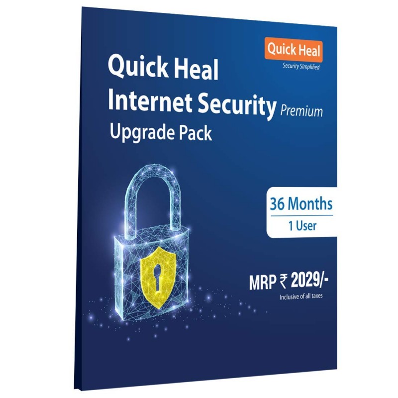 Renew Quick Heal Internet Security for 3 Years