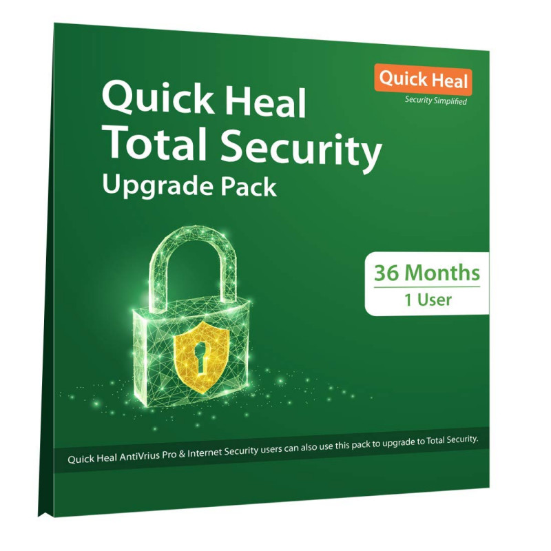 Quick Heal Total Security 1 User- 3 Years Renewal