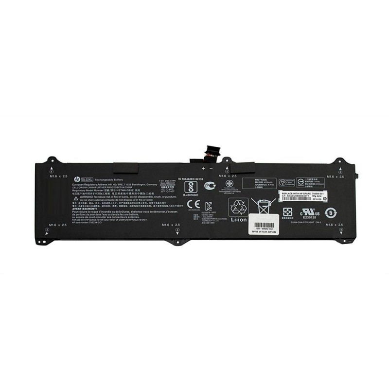 HP 750549-005 Elite x2 1011 G1 Series Notebook 0L02XL Original Laptop Battery