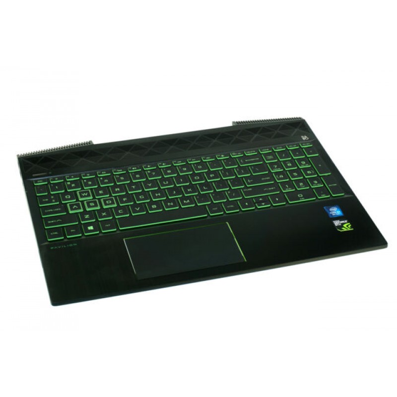 HP 15-cx0058wm Top Cover Keyboard Backlit L20671-001 Am28b000810