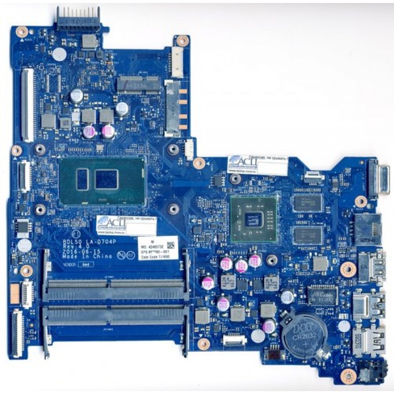 HP Genuine 854936-601 NoteBook 15-AY LA-D704P I5-6200U Original Laptop Motherboard