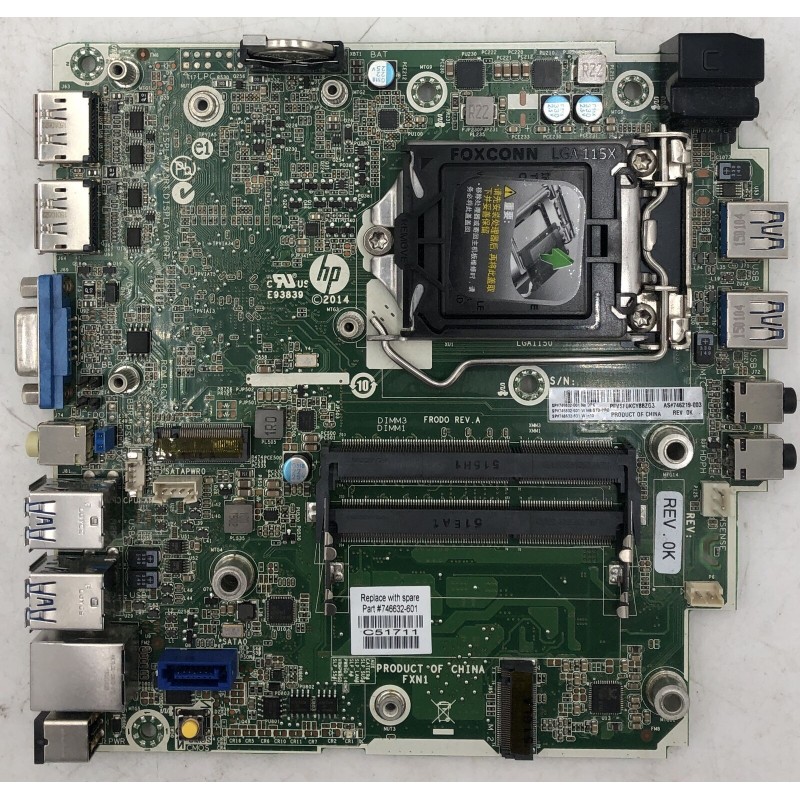 HP EliteDesk 800 Desktop Frodo 746632-601 Original Desktop Motherboard