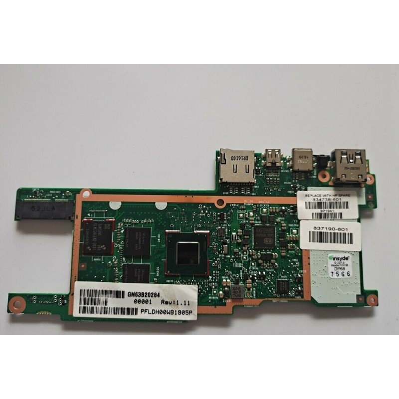 HP Genuine 834738-601 X2 210 G1 UMA w Z8300 4GB RAM 64GeMMC Original Laptop Motherboard