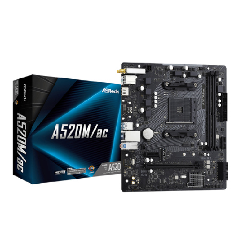 Asrock A520M-AC AMD Motherboard