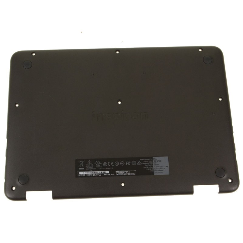 Dell Inspiron 11 3185 2-in-1 Compatible Bottom Base Cover Assembly - WM90N (Gray/Red Colour)