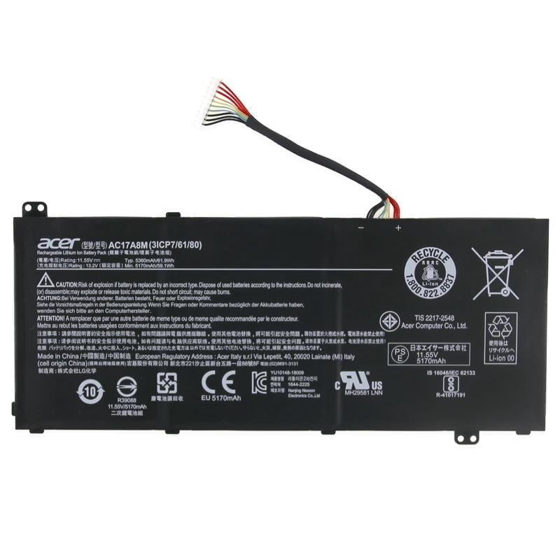 Acer AC17A8M Internal Laptop Compatible Battery