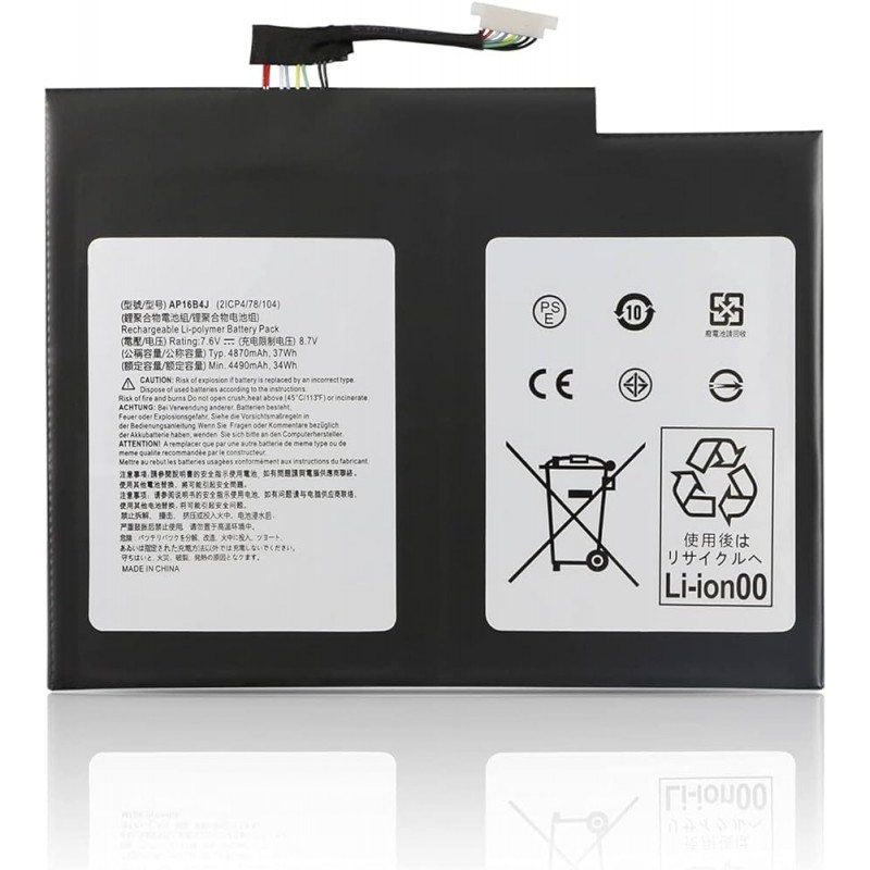 Acer Switch Alpha 12 Compatible Internal Laptop Battery
