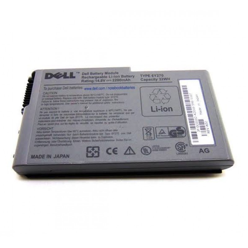 Dell Latitude D500 6 Cell Battery (Original)