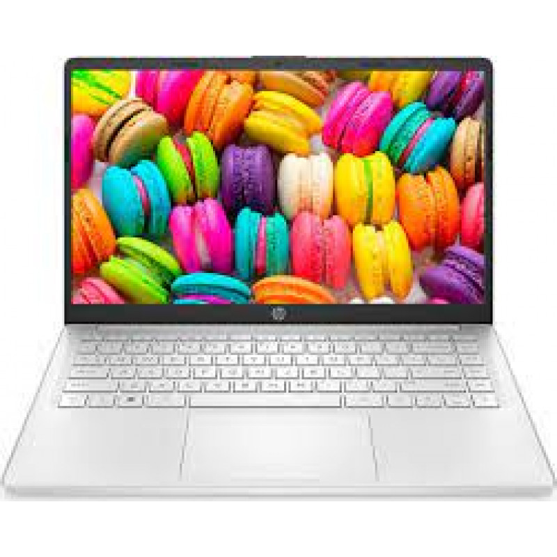 HP 14-eg0008qu Thin and Light Laptop (Snapdragon 7c Gen 2 /8 GB/128 GB EMMC Storage/Windows 11 Home /14 Inch /Natural Silver/MS Office)