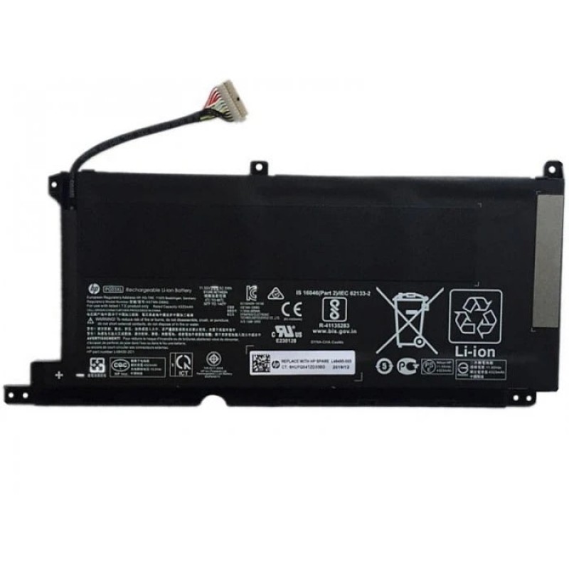 HP PG03XL Laptop Compatible Battery 52.5Wh Voltage 11.55 V