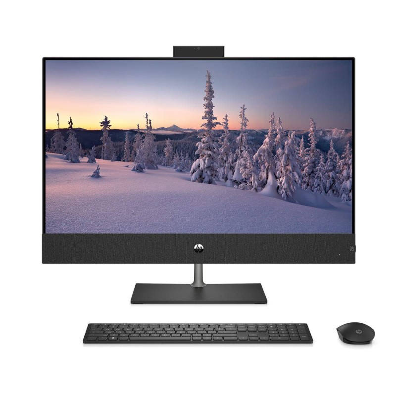 HP Pavilion AIO PC  i5 Gen 12th ,68.6 cm (27-inch) ,8GB / 1TB HDD+256GB SSD/ Intel UHD Graphics/ Win 11/ MS Office/ Snowflake White,