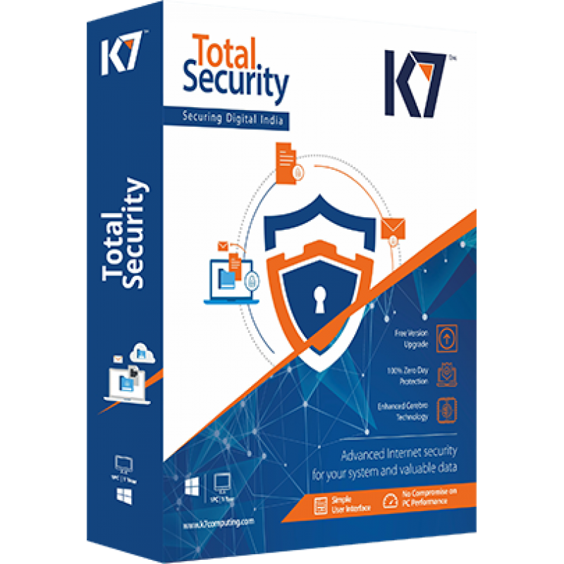K7 Total Secuirty 2017 1 Pc 1Year