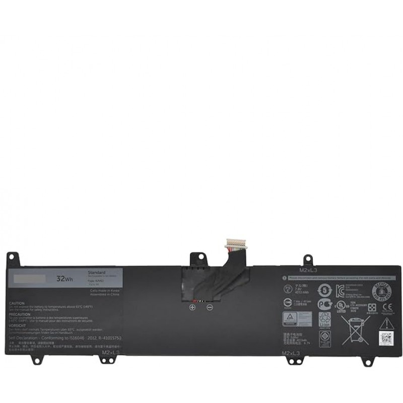 Dell Inspiron 11 3162 Laptop battery - 0JV6J 7.6V 32Wh