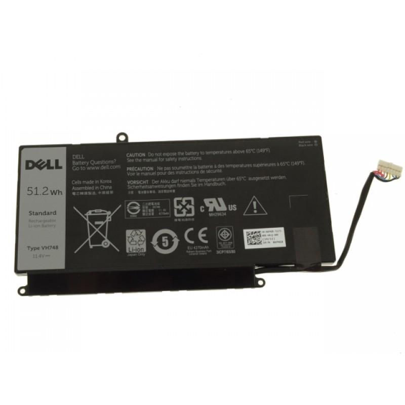 New Dell Inspiron 14 (5439) OEM 4-cell 51.2Wh Original Laptop Battery - VH748