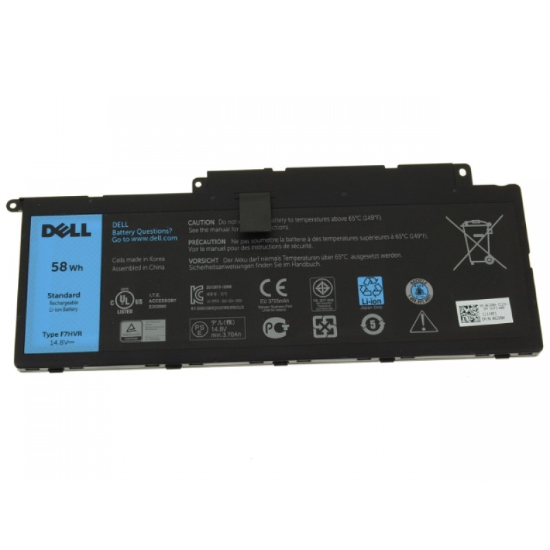 Dell OEM Original Inspiron 15 (7537) 58Wh 4-cell Laptop Battery - F7HVR 