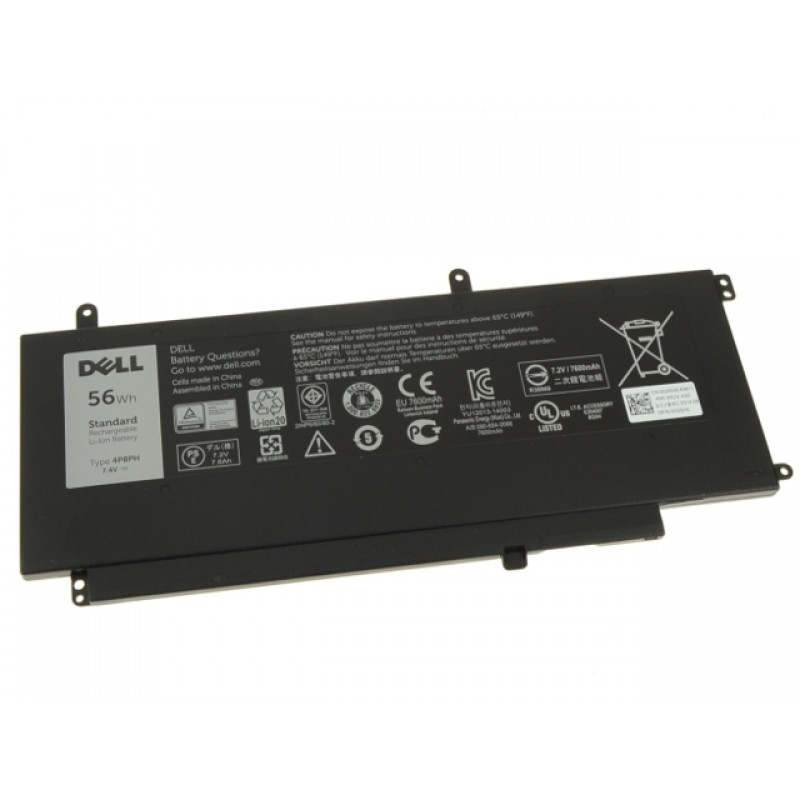New Dell OEM Original Inspiron 15 (7548) 56Wh 4-cell Laptop Battery - 4P8PH