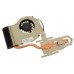 Dell Inspiron 1750 Compatible CPU Fan / Heatsink Assembly for Integrated Intel Graphics - UMA - K536T