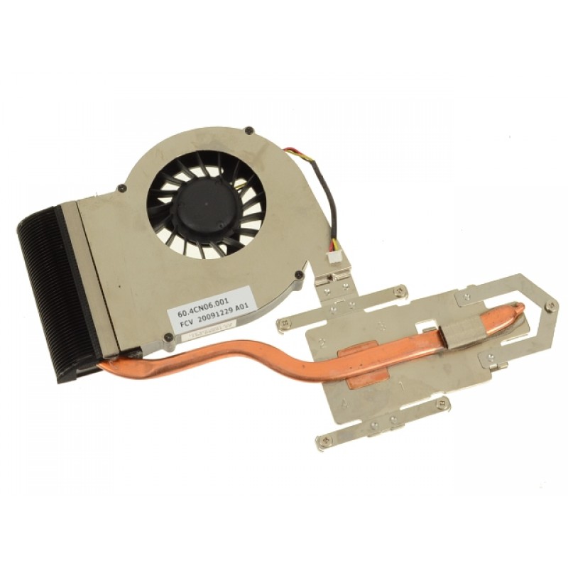 Dell Inspiron 1750 Compatible CPU Fan / Heatsink Assembly for Integrated Intel Graphics - UMA - K536T