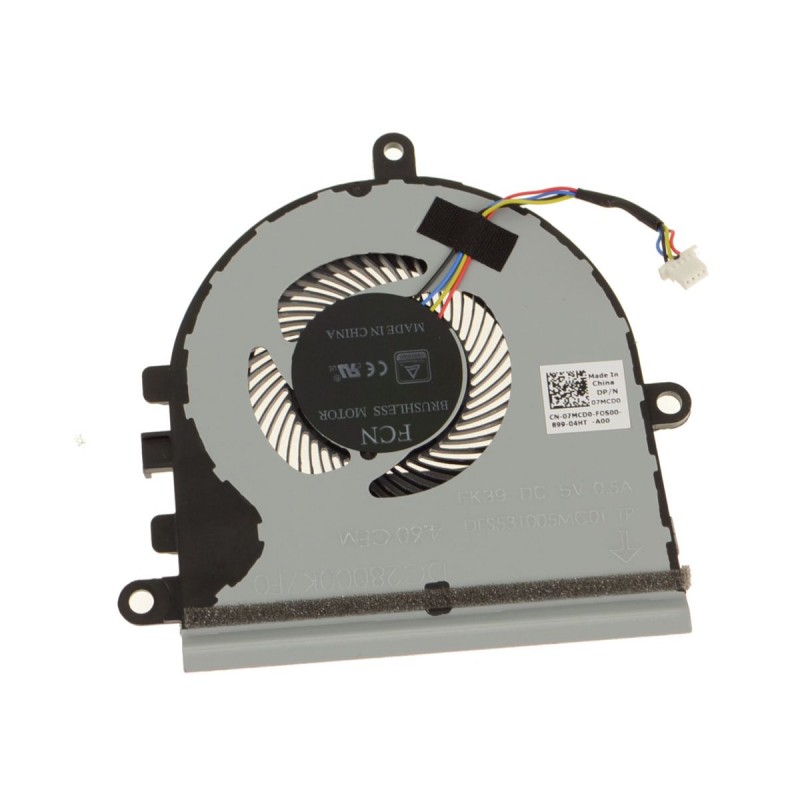 Dell Inspiron 15(3584) Compatible CPU Cooling Fan - Discrete Graphics - 7MCD0 