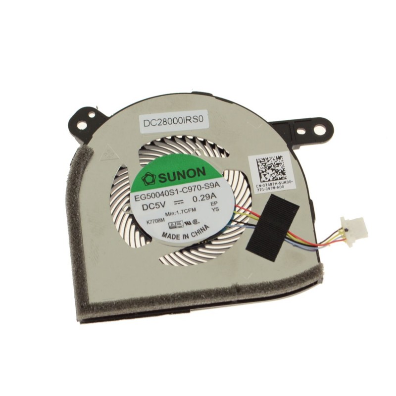 Dell Latitude 5285 2-in-1 Tablet CPU Cooling Fan - 7487H