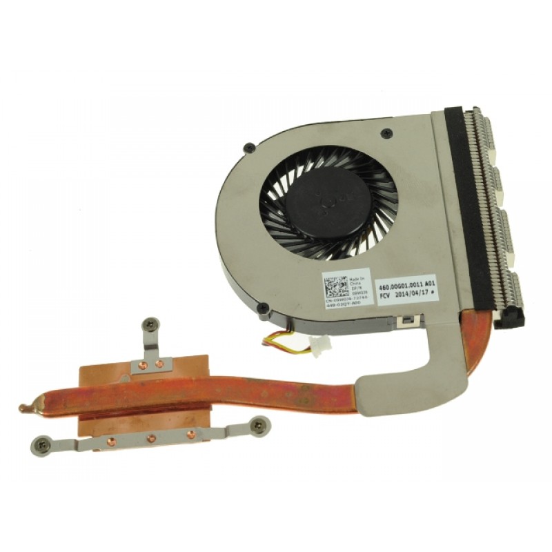 New Dell Inspiron 17 (5748) Compatible CPU Heatsink Fan Assembly for Intel Integrated Graphics - 9W0J6