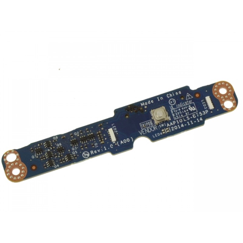 Dell Alienware 15 R1 Power Button Circuit Board - B753P