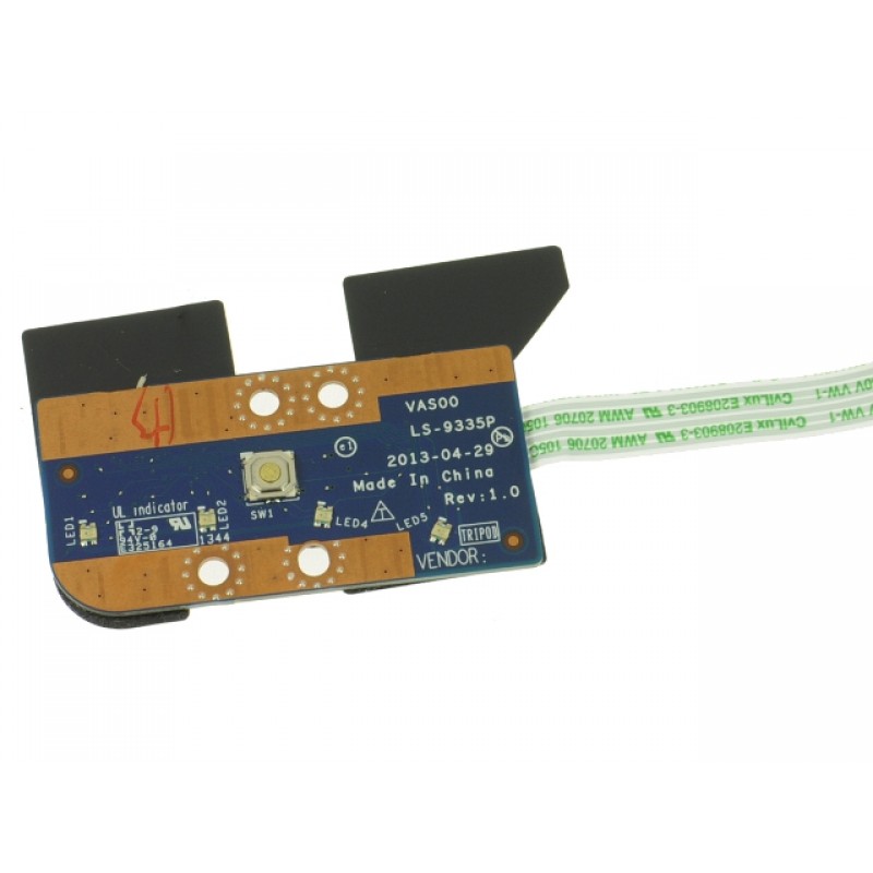 Dell Alienware 18 R1 Power Button Circuit Board with Cable - 9335P